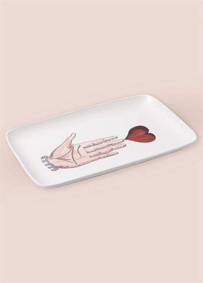 The Mia Luv Dikdörtgen Servis 33x21 cm