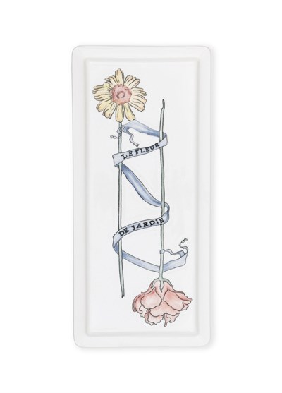 The Mia Luv Dikdörtgen Servis Tabağı 35x16 cm