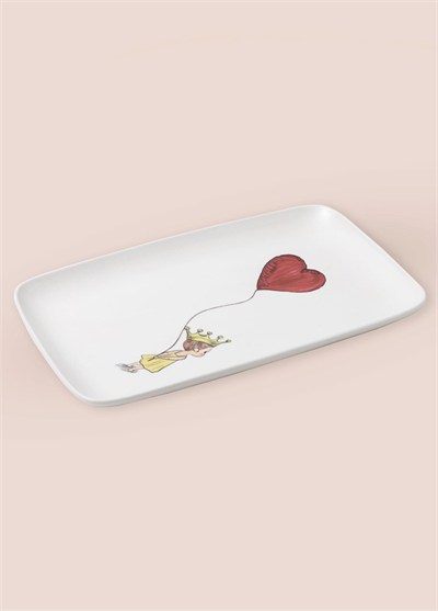 The Mia Luv Dikdörtgen Servis Tabağı 31x20 cm
