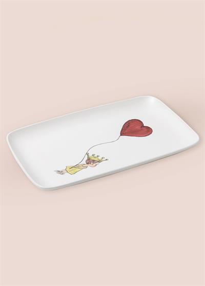 The Mia Luv Dikdörtgen Servis 33x21 cm