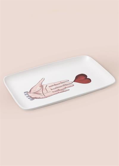 The Mia Luv Dikdörtgen Servis 33x21 cm