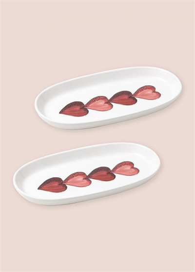 The Mia Luv Oval Servis 2li 26 cm