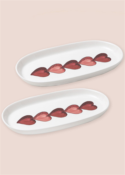 The Mia Luv Oval Servis 2li 29 cm