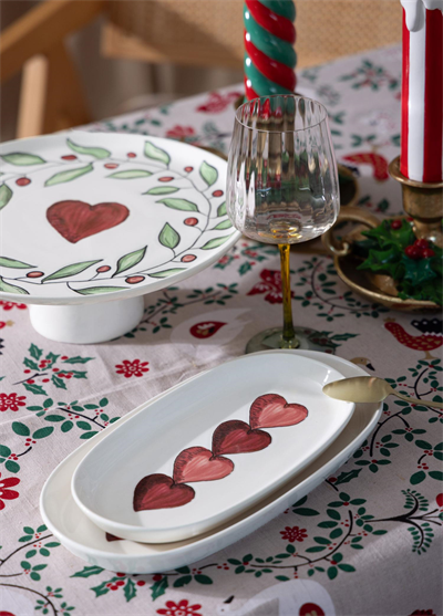 The Mia Luv Oval Servis 2li 26 cm