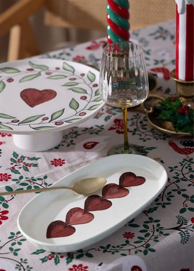 The Mia Luv Oval Servis Tabağı 2li 29 cm