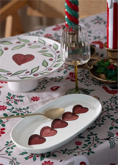 The Mia Luv Oval Servis Tabağı 2li Set 29 cm