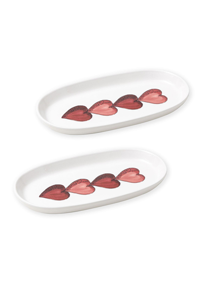 The Mia Luv Oval Servis 2li 26 cm