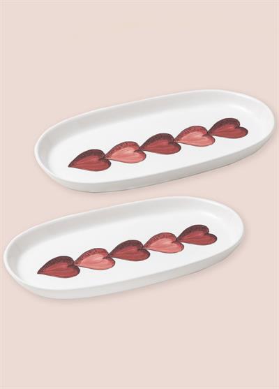 The Mia Luv Oval Servis 2li 29 cm