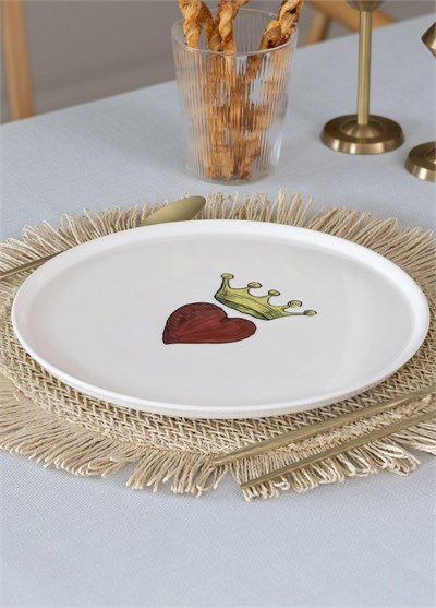 The Mia Luv Servis Tabağı 6lı Set 26 cm