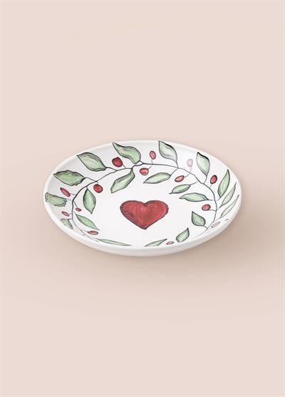 The Mia Luv Yemek Tabağı 6lı Set 20 cm