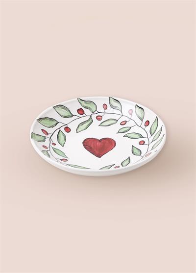 The Mia Luv Yemek Tabağı 6lı Set 20 cm