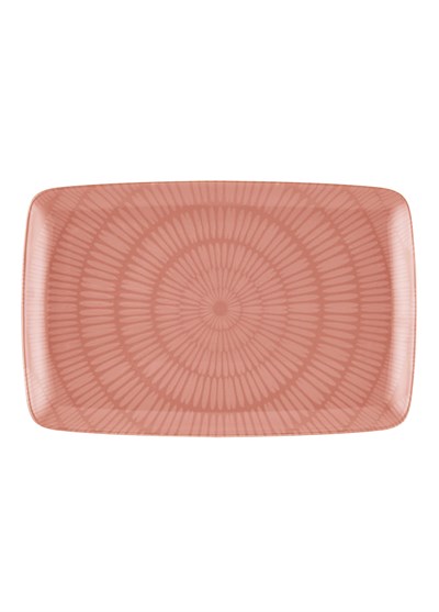 The Mia Noon Dikdörtgen Servis Somon 33x21 cm