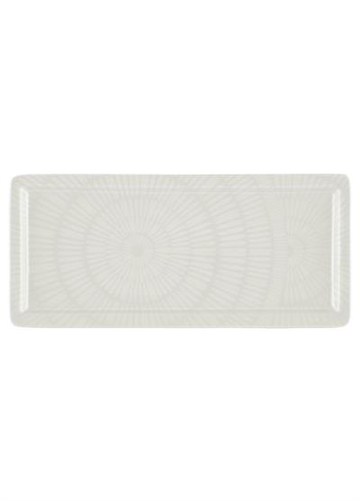 The Mia Noon Dikdörtgen Servis Krem 35x16 cm