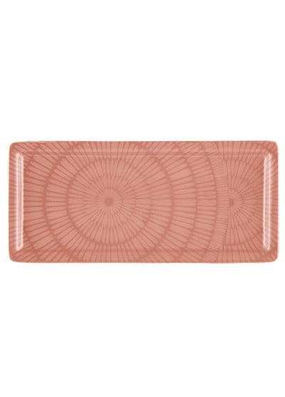 The Mia Noon Dikdörtgen Servis Tabağı Somon 35x16 cm