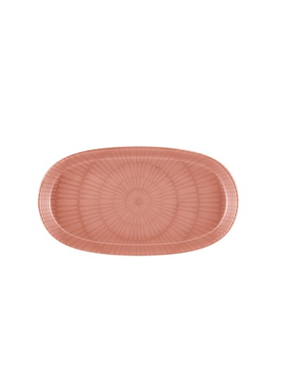 The Mia Noon Oval Servis Tabağı 2li Somon 26 cm