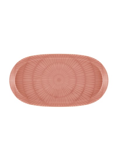The Mia Noon Oval Servis Tabağı 2li Somon 29 cm