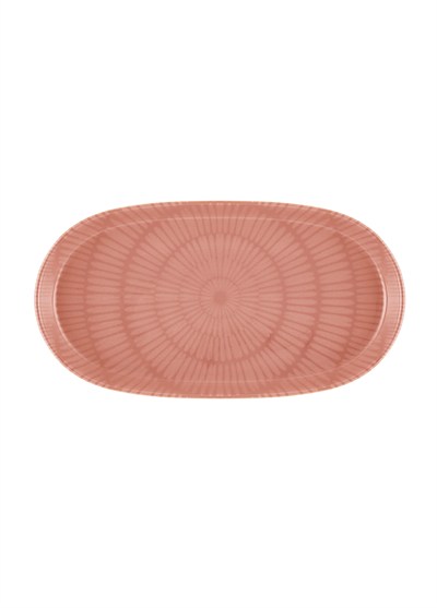 The Mia Noon Oval Servis Tabağı 2li Set Somon 29 cm
