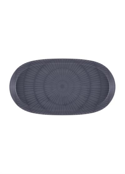 The Mia Noon Oval Servis 2li Gri 29 cm