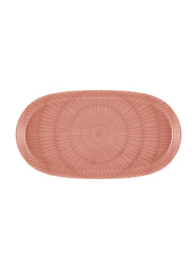 The Mia Noon Oval Servis Tabağı 2li Set Somon 29 cm