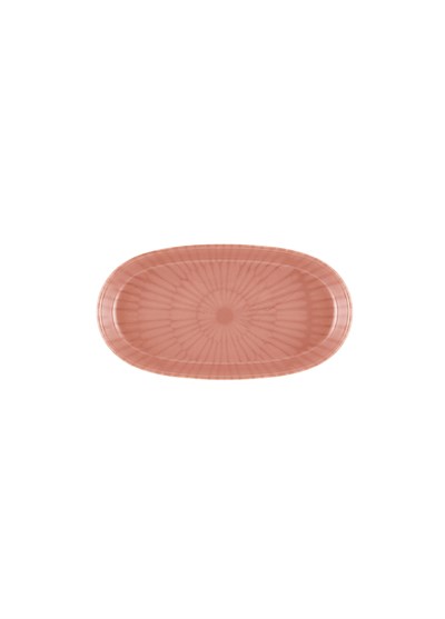 The Mia Noon Oval Servis Tabağı 2li Somon 17 cm