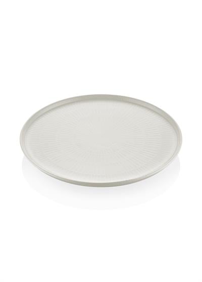 The Mia Noon Servis Tabağı 6lı Set Krem 26 cm