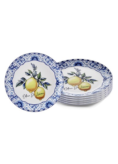 The Mia Odore Di Limone Servis Tabağı 6lı Set 26 cm ODL003