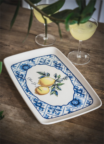 The Mia Odore Di Limone Dikdörtgen Servis 33x21 cm ODL0009