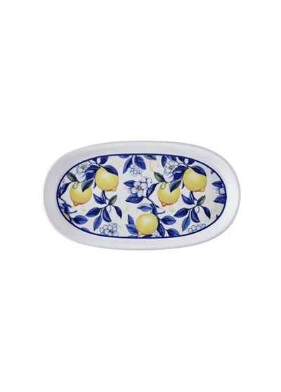 The Mia Odore Di Limone Oval Servis Tabağı 2li Set 23 cm