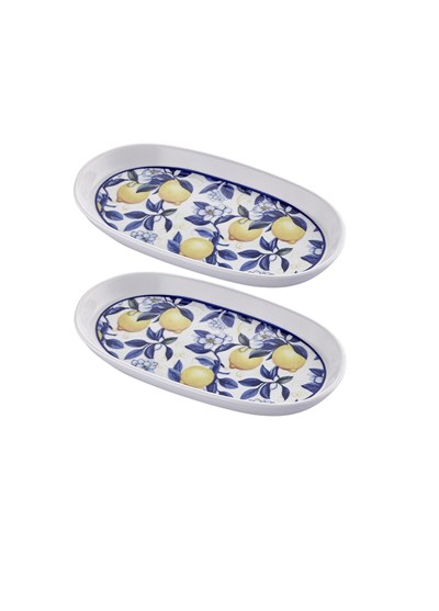 The Mia Odore Di Limone Oval Servis Tabağı 2li 23 cm