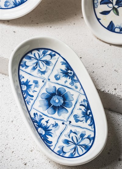 The Mia Odore Di Limone Oval Servis Tabağı 2li 17 cm
