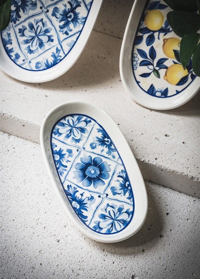 The Mia Odore Di Limone Oval Servis Tabağı 2li 17 cm