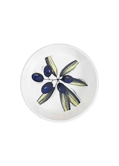 The Mia Olivos Ayaklı Meyvelik 23x14 cm