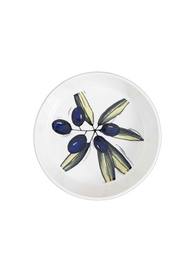 The Mia Olivos Ayaklı Meyvelik 23x14 cm