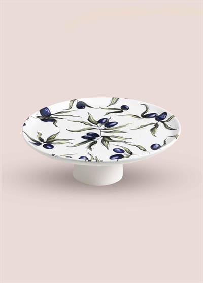 The Mia Olivos Ayaklı Servis Tabağı 10x30 cm OVS0010