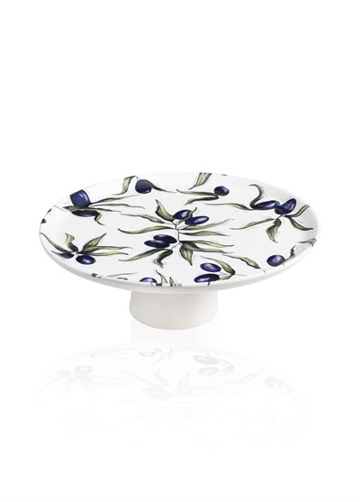 The Mia Olivos Ayaklı Servis Tabağı 30x10 cm OVS0010