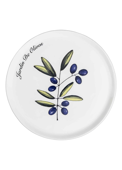 The Mia Olivos Ayaklı Servis Tabağı 10x30 cm