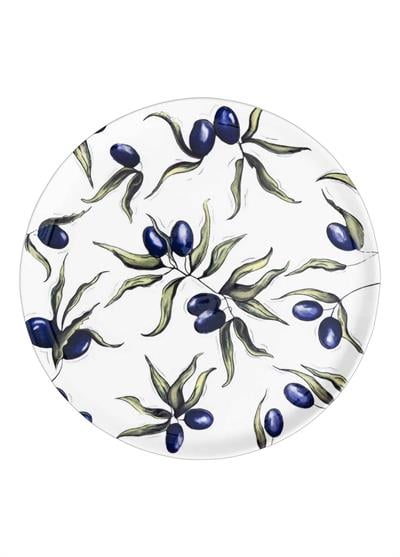 The Mia Olivos Ayaklı Servis Tabağı 10x30 cm OVS0010