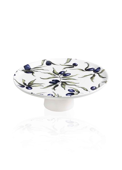 The Mia Olivos Ayaklı Servis Tabağı 10x30 cm OVS0010