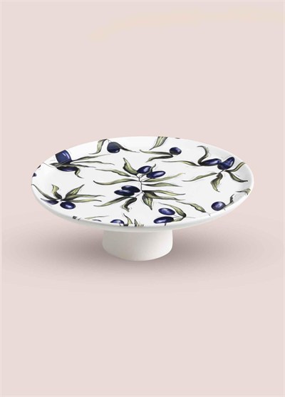 The Mia Olivos Ayaklı Servis Tabağı 30x10 cm OVS0010