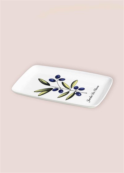 The Mia Olivos Dikdörtgen Servis Tabağı 31x20 cm OVS0015