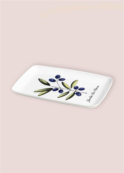 The Mia Olivos Dikdörtgen Servis Tabağı 31x20 cm OVS0015