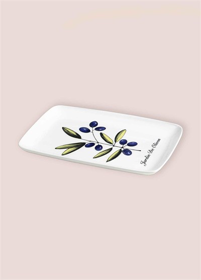 The Mia Olivos Dikdörtgen Servis Tabağı 31x20 cm OVS0015