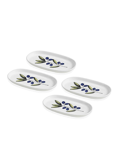 The Mia Olivos Oval Servis 4lü 21 cm
