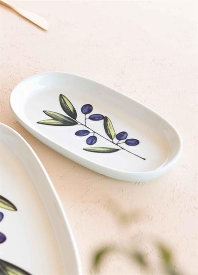 The Mia Olivos Oval Servis Tabağı 2li 29 cm