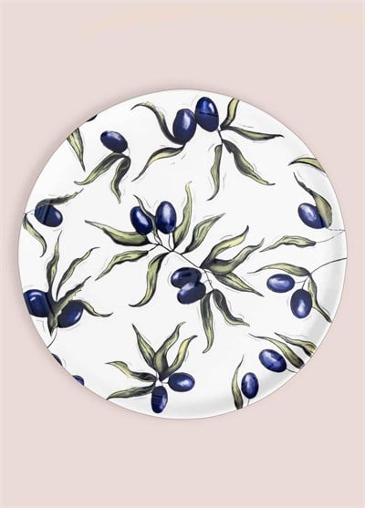 The Mia Olivos Servis Tabağı 30 Cm OVS0006