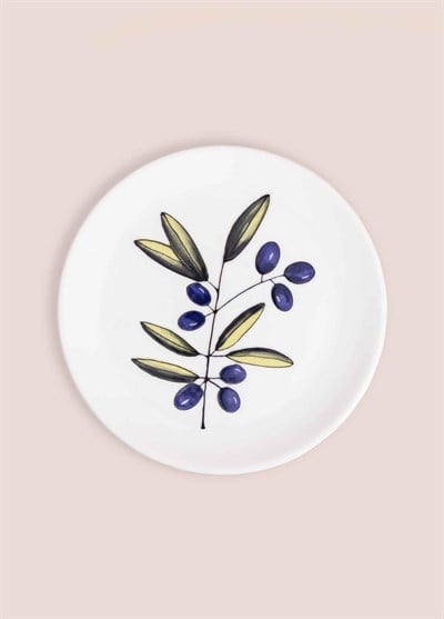 The Mia Olivos Servis Tabağı 6lı Set 26 cm OVS0003