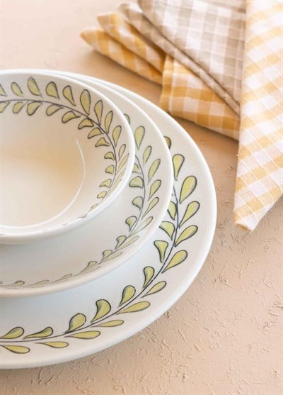 The Mia Olivos Servis Tabağı 6lı Set 26 cm OVS0004