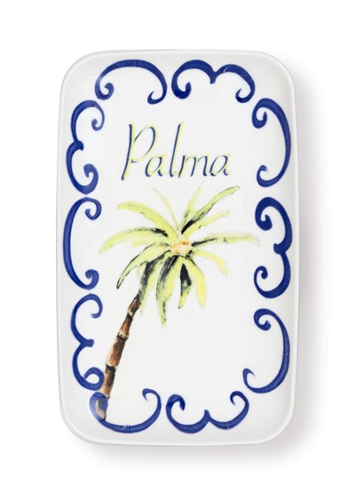 The Mia Palma Dikdörtgen Servis Tabağı 31x20 cm