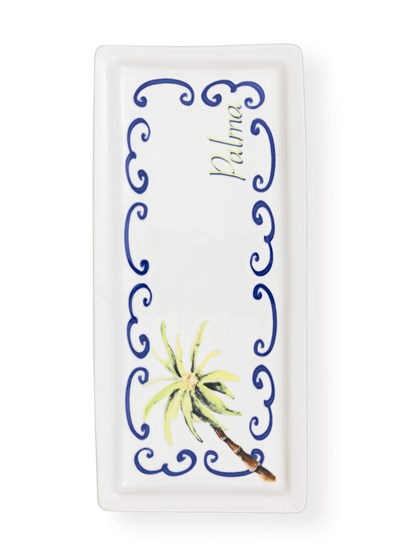 The Mia Palma Dikdörtgen Servis Tabağı 35x16 cm