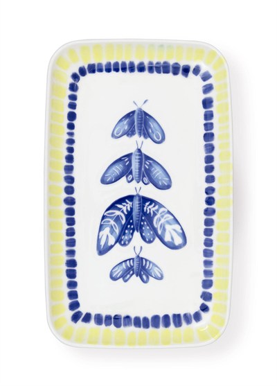 The Mia Palma Dikdörtgen Servis Tabağı 31x20 cm
